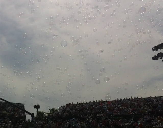 Bubbles to fill a Stadium